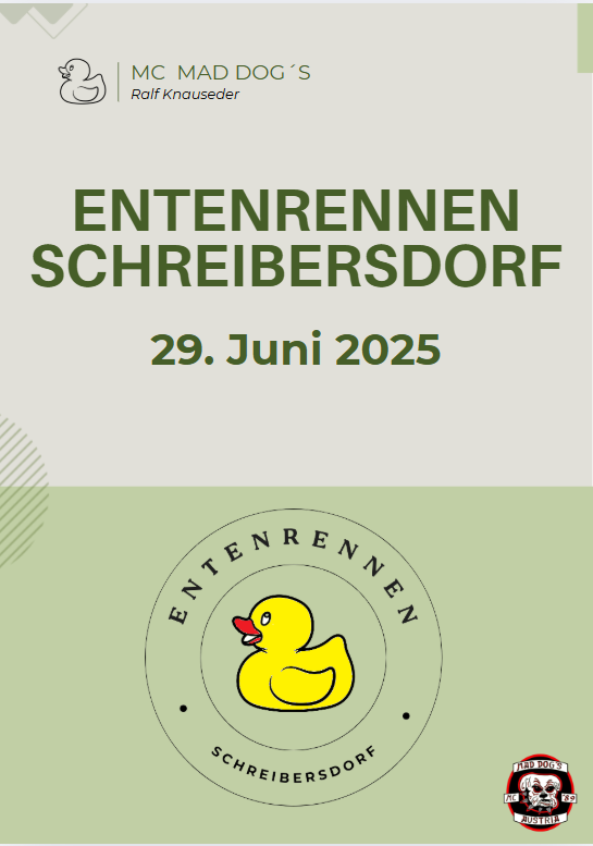 Das Buch Entenrennen Schreibersdorf